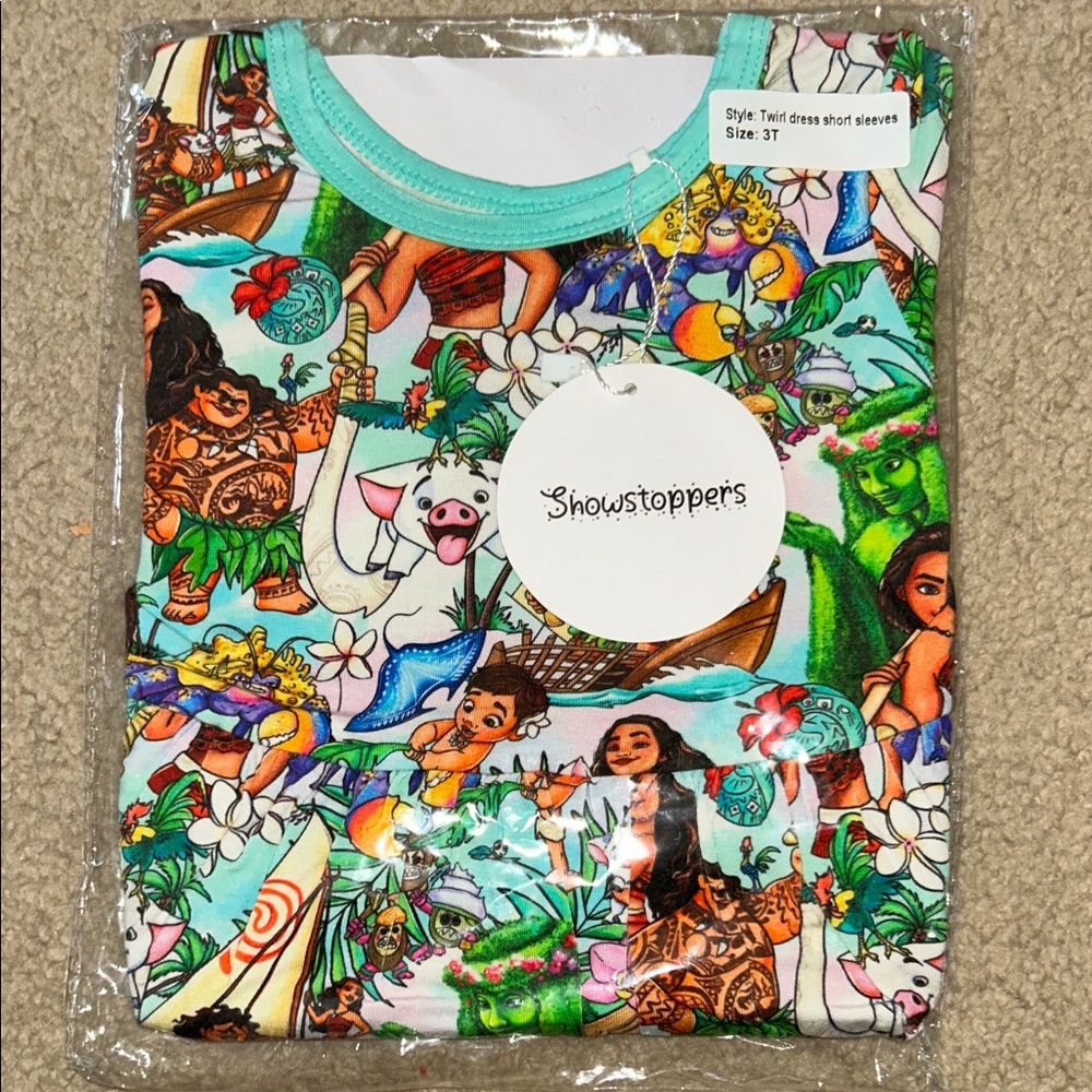 Moana Showstoppers twirl dress 3T